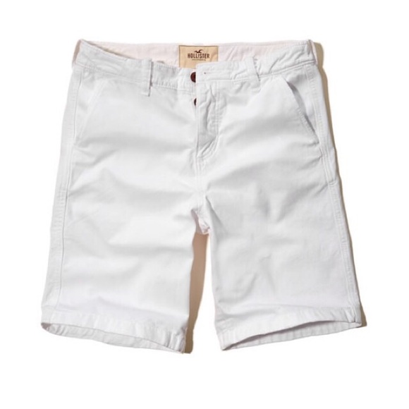 Hollister white shorts mens Clearance